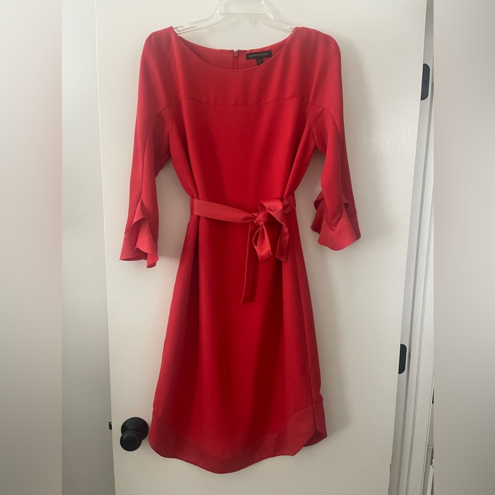 Coral Banana Republic Dress